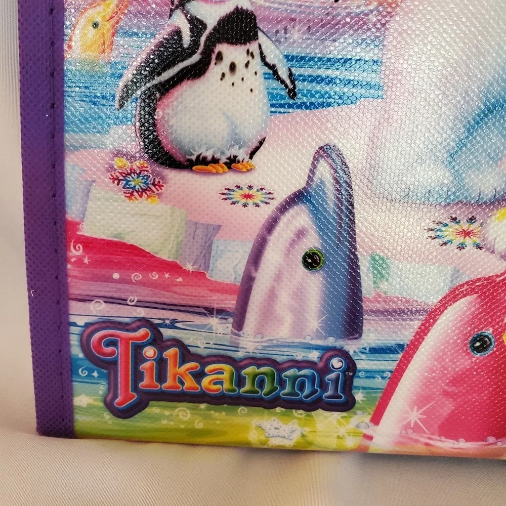 Lisa Frank TIKANNI HUSKY Trifold Portfolio Storage Case Folder School Art 2020